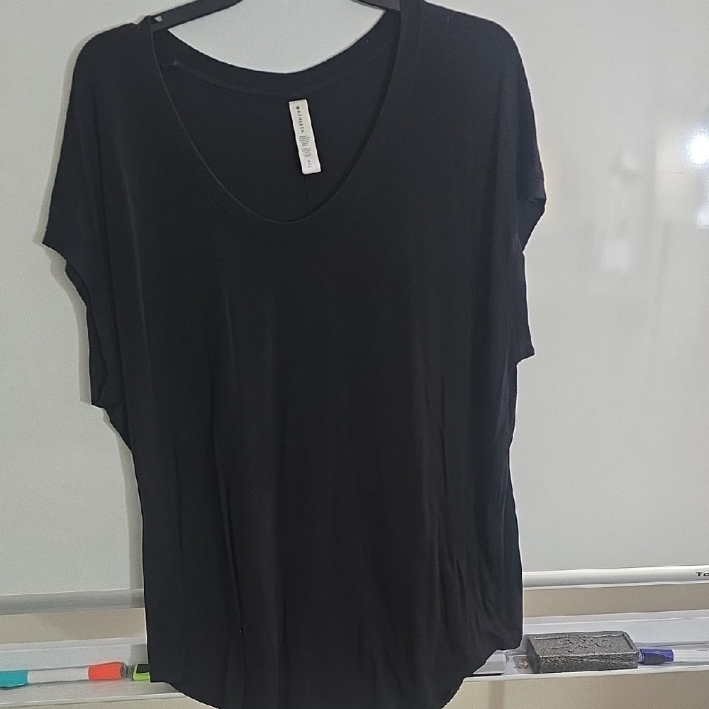 Athleta Black Short Sleeve Women's Tee